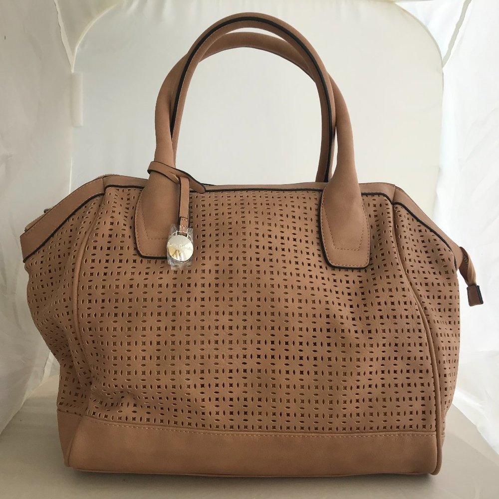 Large Tote with laser cut detail